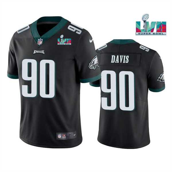 Men & Women & Youth Philadelphia Eagles #90 Jordan Davis Black Super Bowl LVII Vapor Untouchable Limited Stitched Jersey,We sell and wholesale Men & Women & Youth Philadelphia Eagles #90 Jordan Davis Black Super Bowl LVII Vapor Untouchable Limited Stitched Jersey on line form chian!